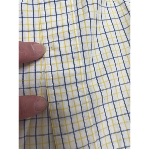 Ralph Lauren Men's Button Down Up Plaid Long Sleeve Polo 14.5 32 33 Office Pony - Picture 11 of 14
